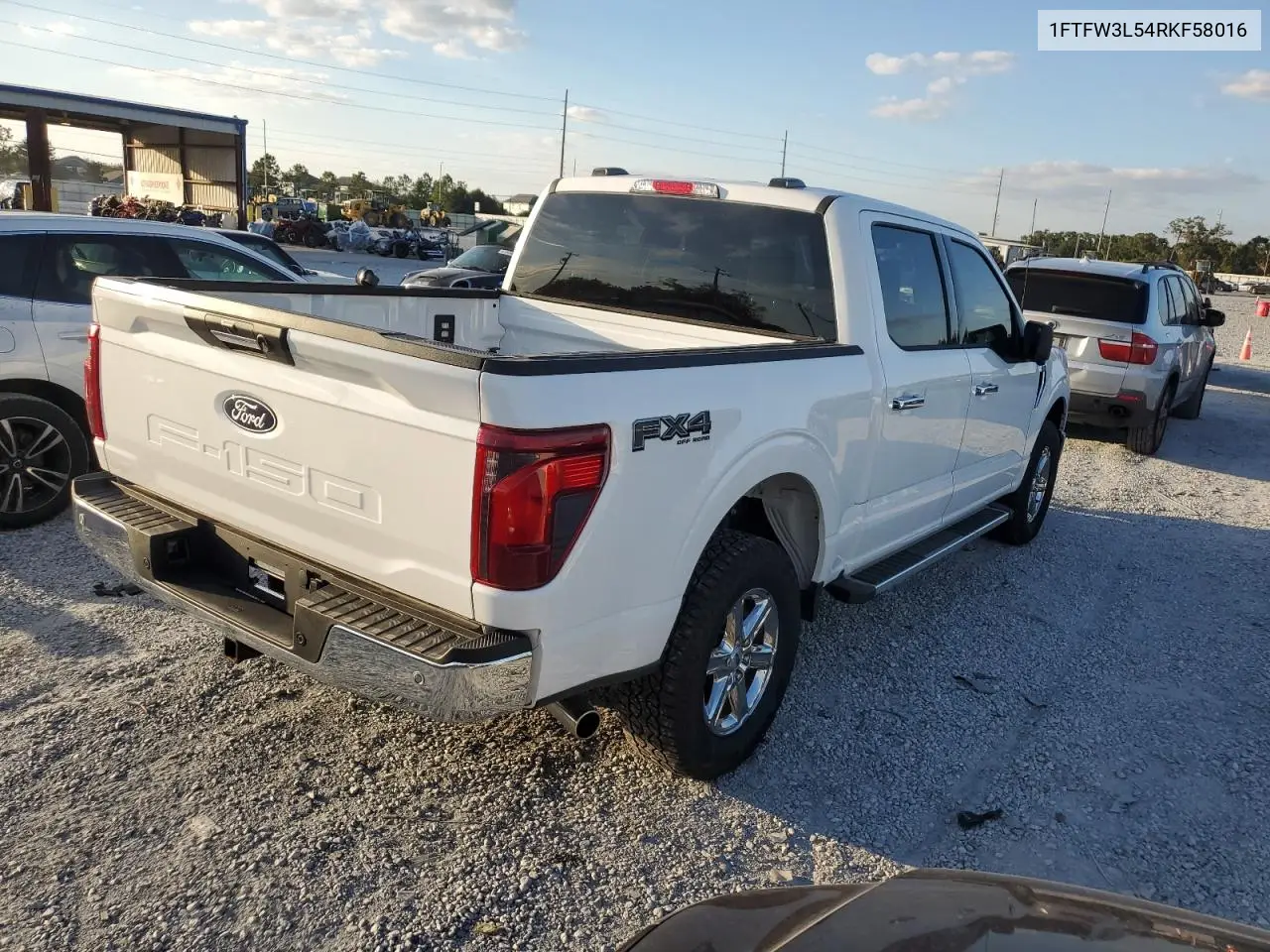 1FTFW3L54RKF58016 2024 Ford F150 Xlt