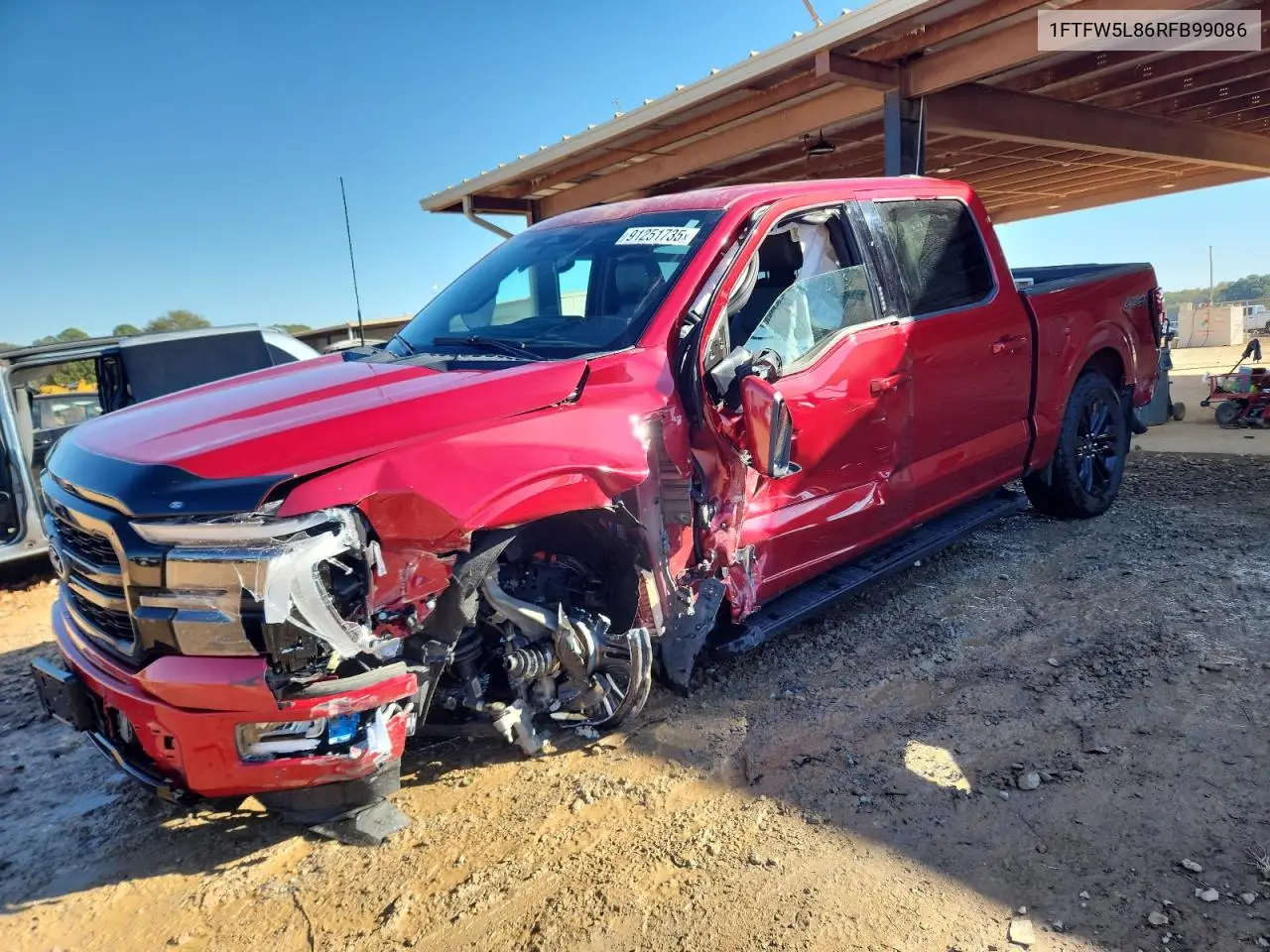1FTFW5L86RFB99086 2024 Ford F150 Lariat