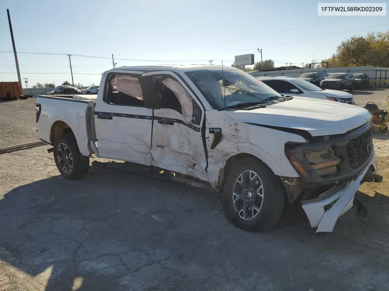 1FTFW2L58RKD02309 2024 Ford F150 Stx