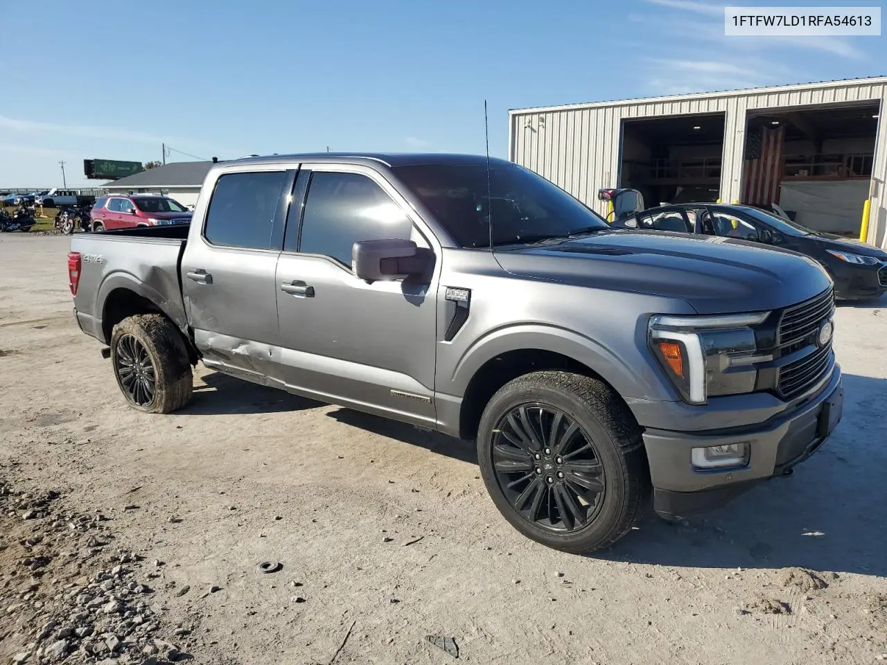 1FTFW7LD1RFA54613 2024 Ford F150 Platinum