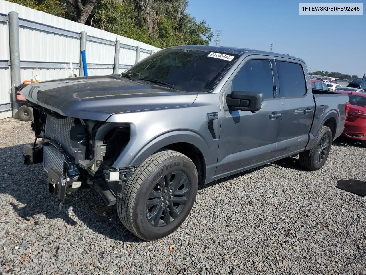 1FTEW3KP8RFB92245 2024 Ford F150 Xlt