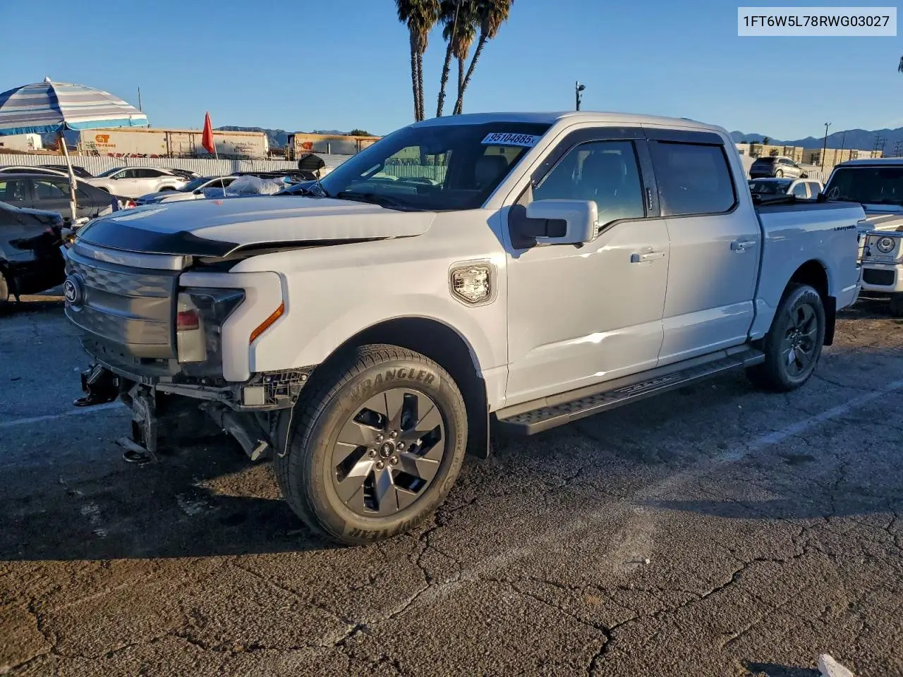 1FT6W5L78RWG03027 2024 Ford F150 Lightning Lariat