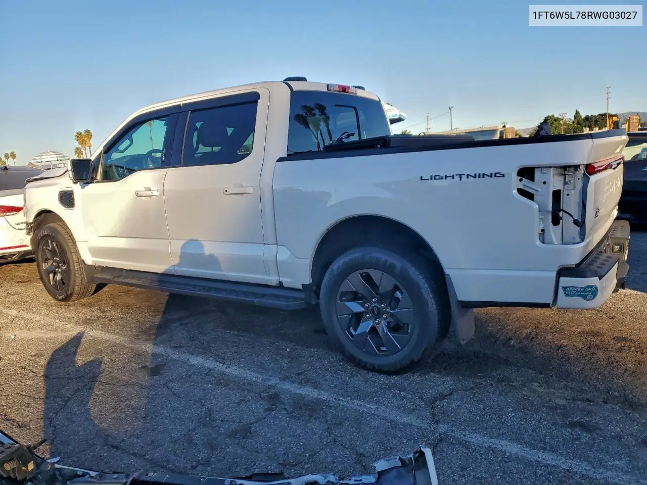 1FT6W5L78RWG03027 2024 Ford F150 Lightning Lariat