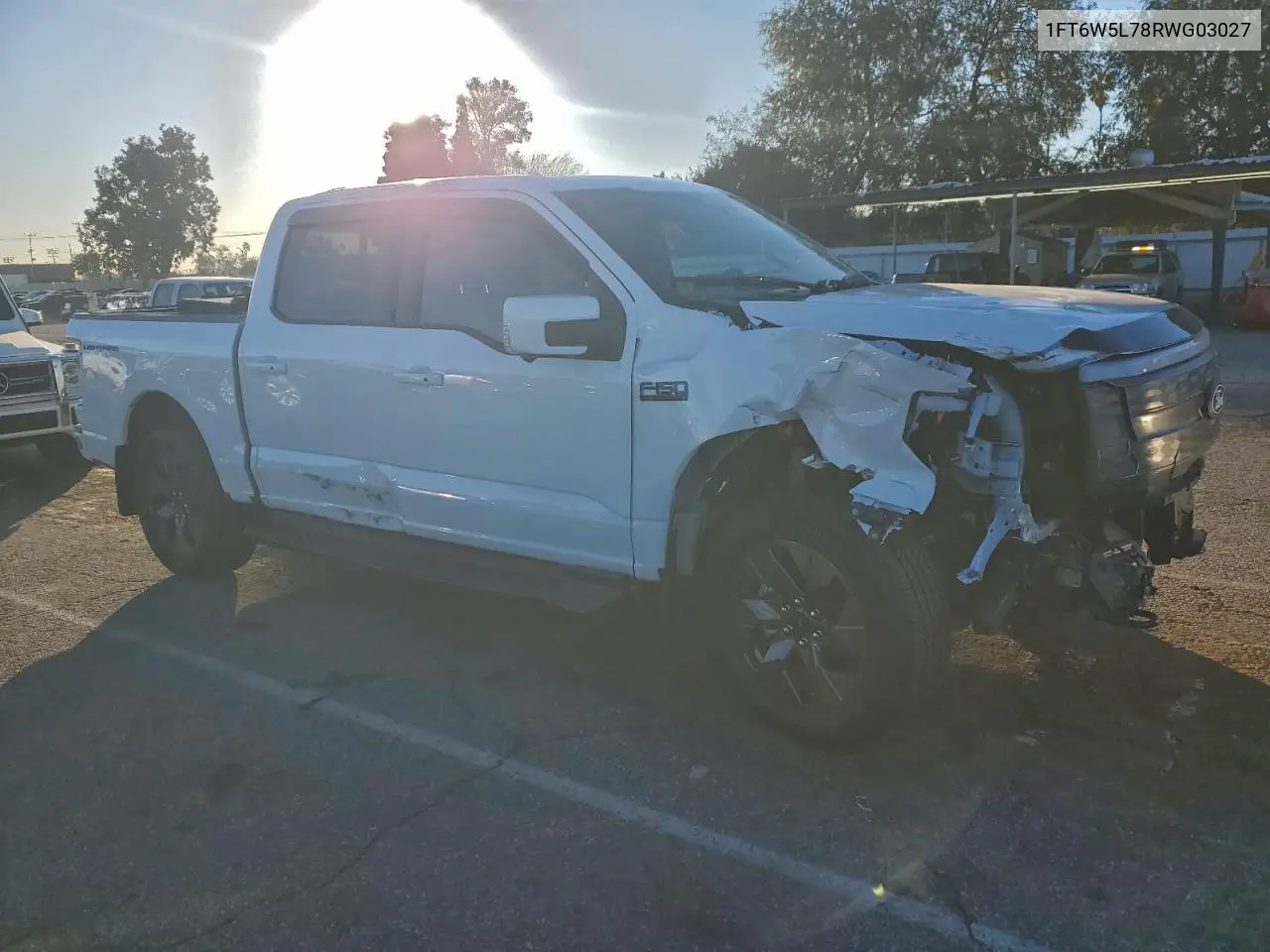 1FT6W5L78RWG03027 2024 Ford F150 Lightning Lariat