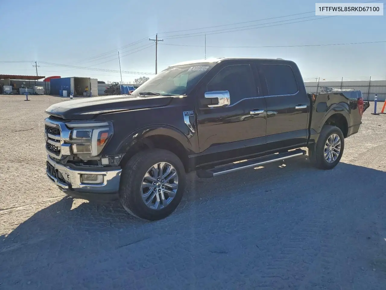1FTFW5L85RKD67100 2024 Ford F150 Lariat