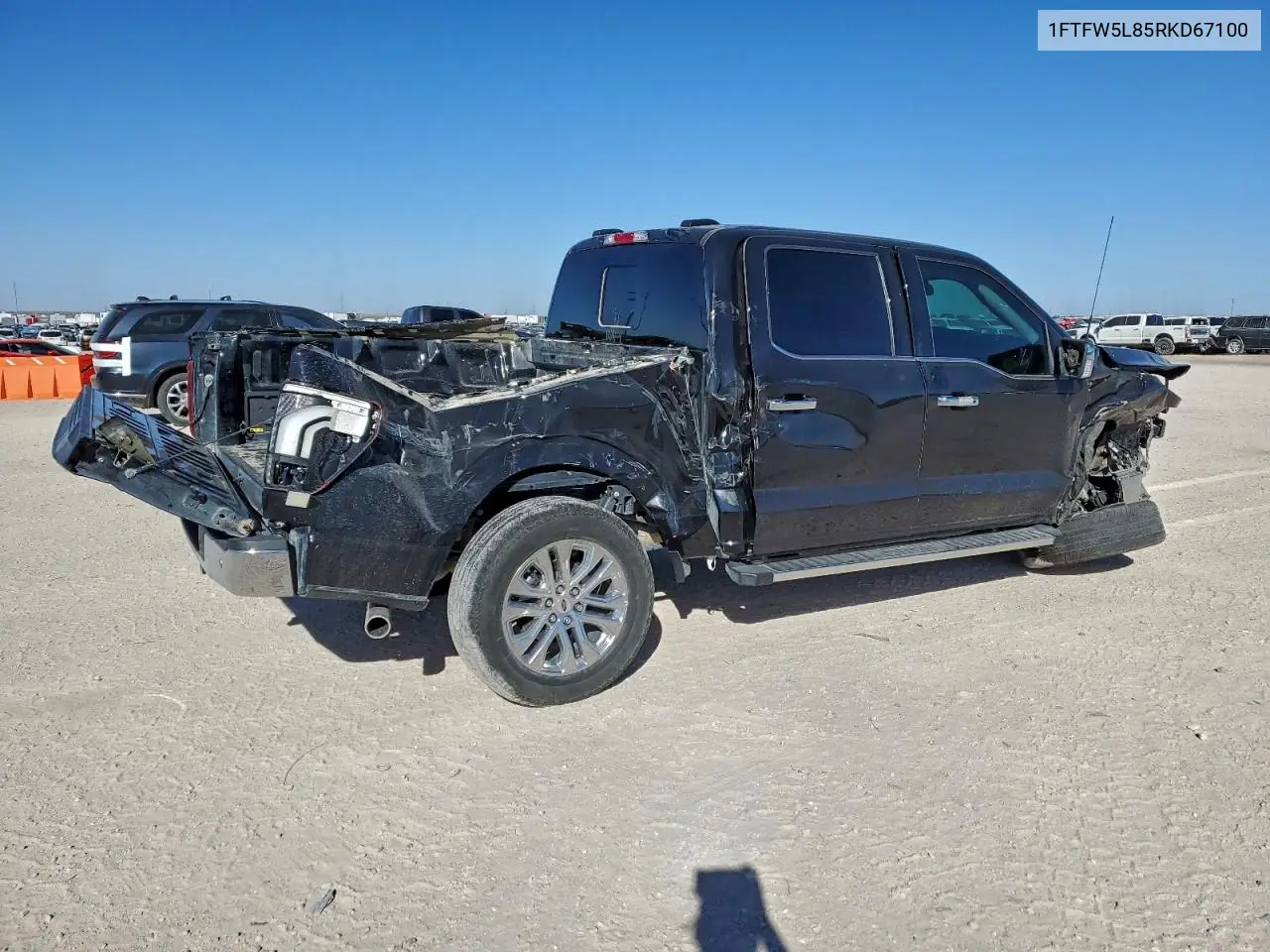 1FTFW5L85RKD67100 2024 Ford F150 Lariat