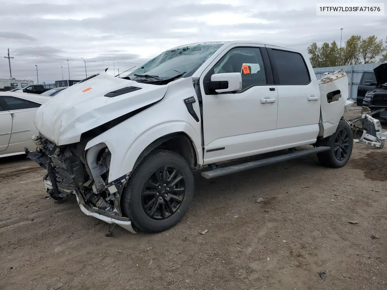 1FTFW7LD3SFA71676 2025 Ford F150 Platinum