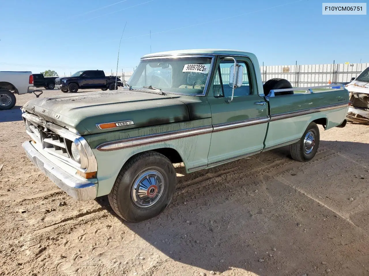 F10YCM06751 1971 Ford F100