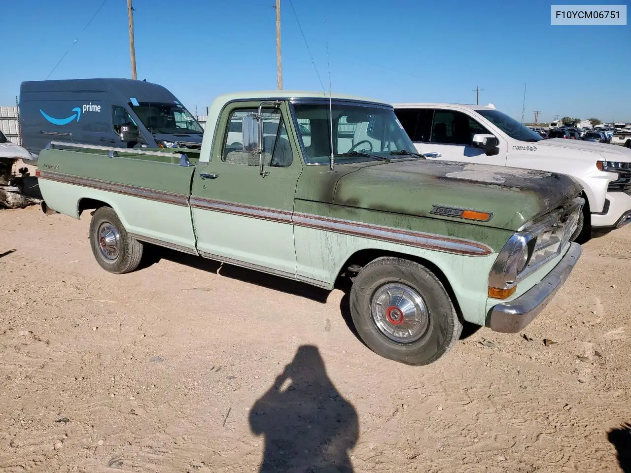 F10YCM06751 1971 Ford F100