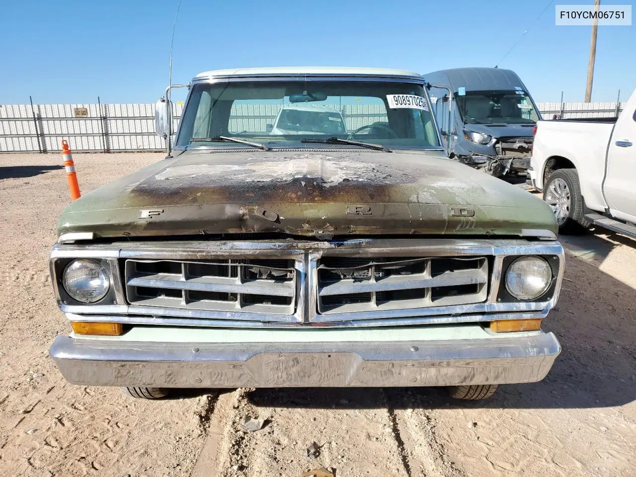 F10YCM06751 1971 Ford F100