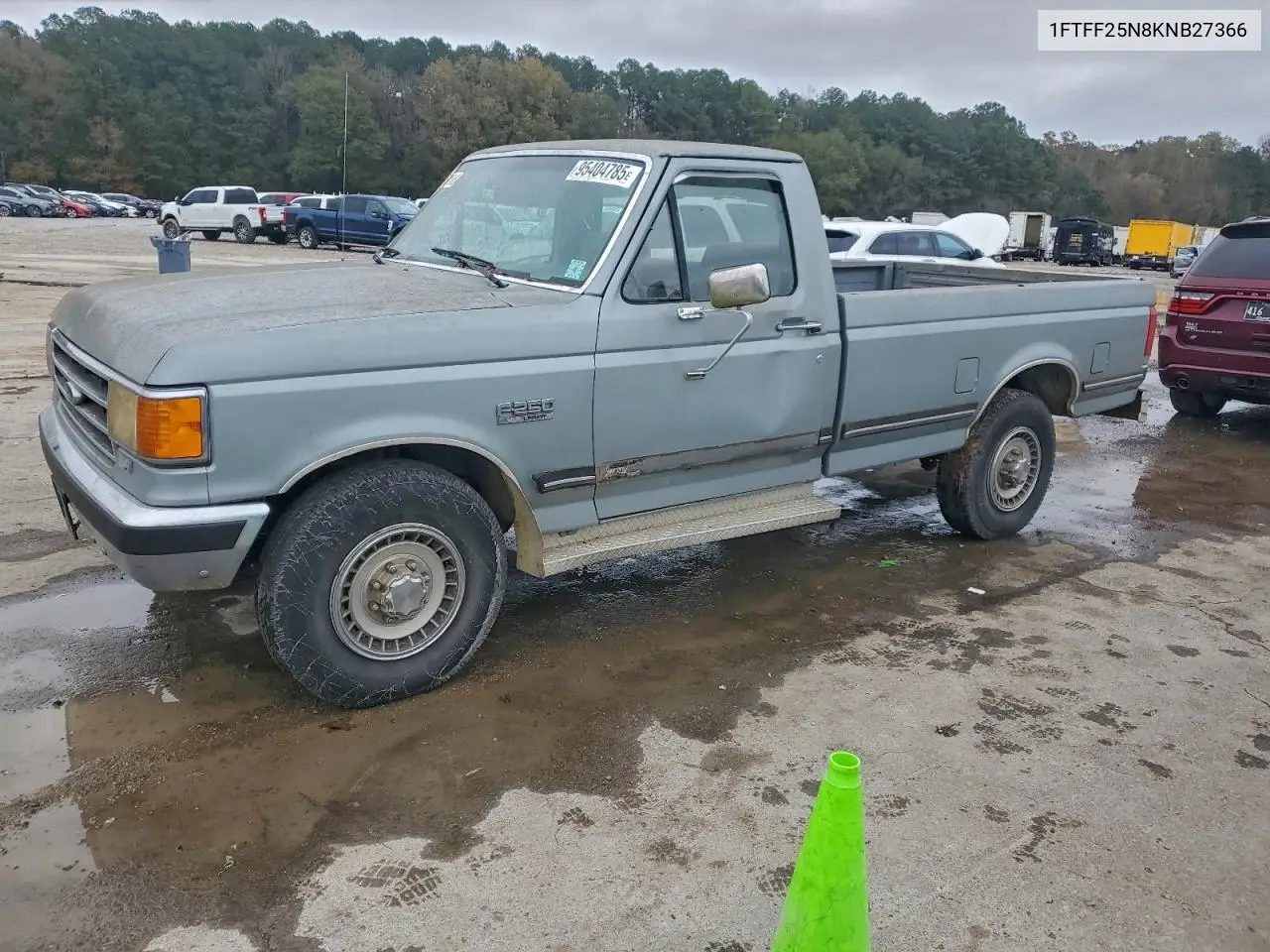 1FTFF25N8KNB27366 1989 Ford F250
