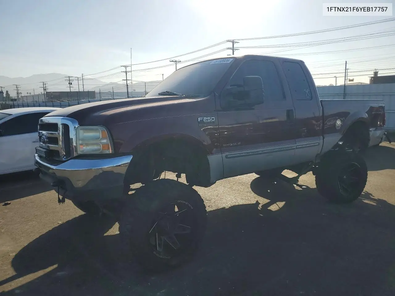 1FTNX21F6YEB17757 2000 Ford F250 Super Duty
