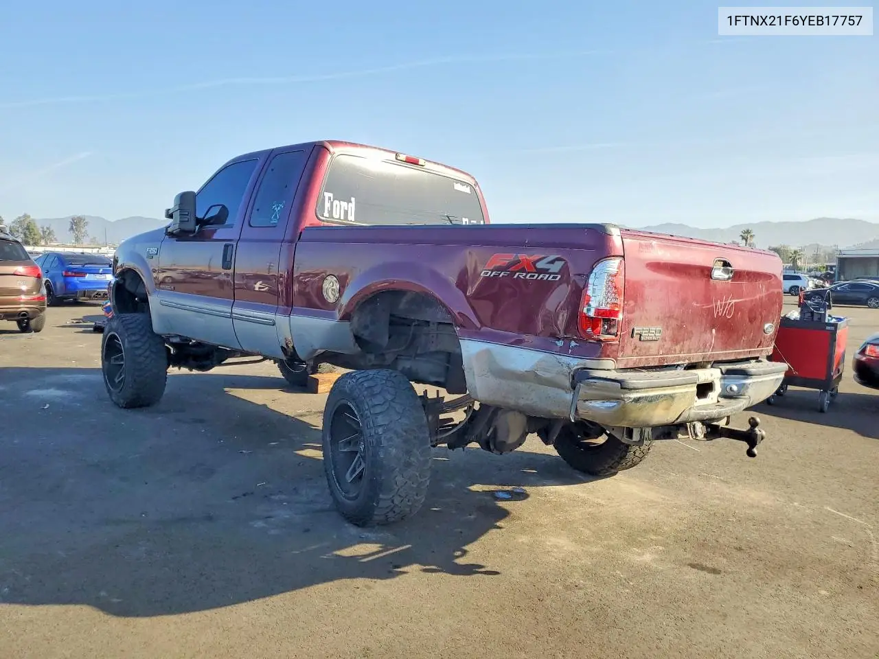 1FTNX21F6YEB17757 2000 Ford F250 Super Duty