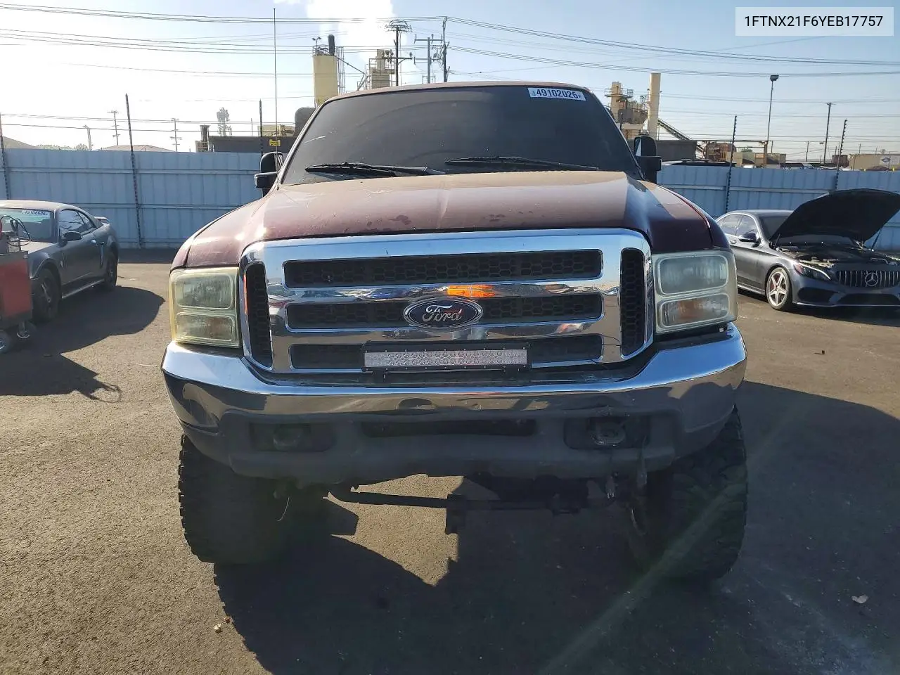 1FTNX21F6YEB17757 2000 Ford F250 Super Duty