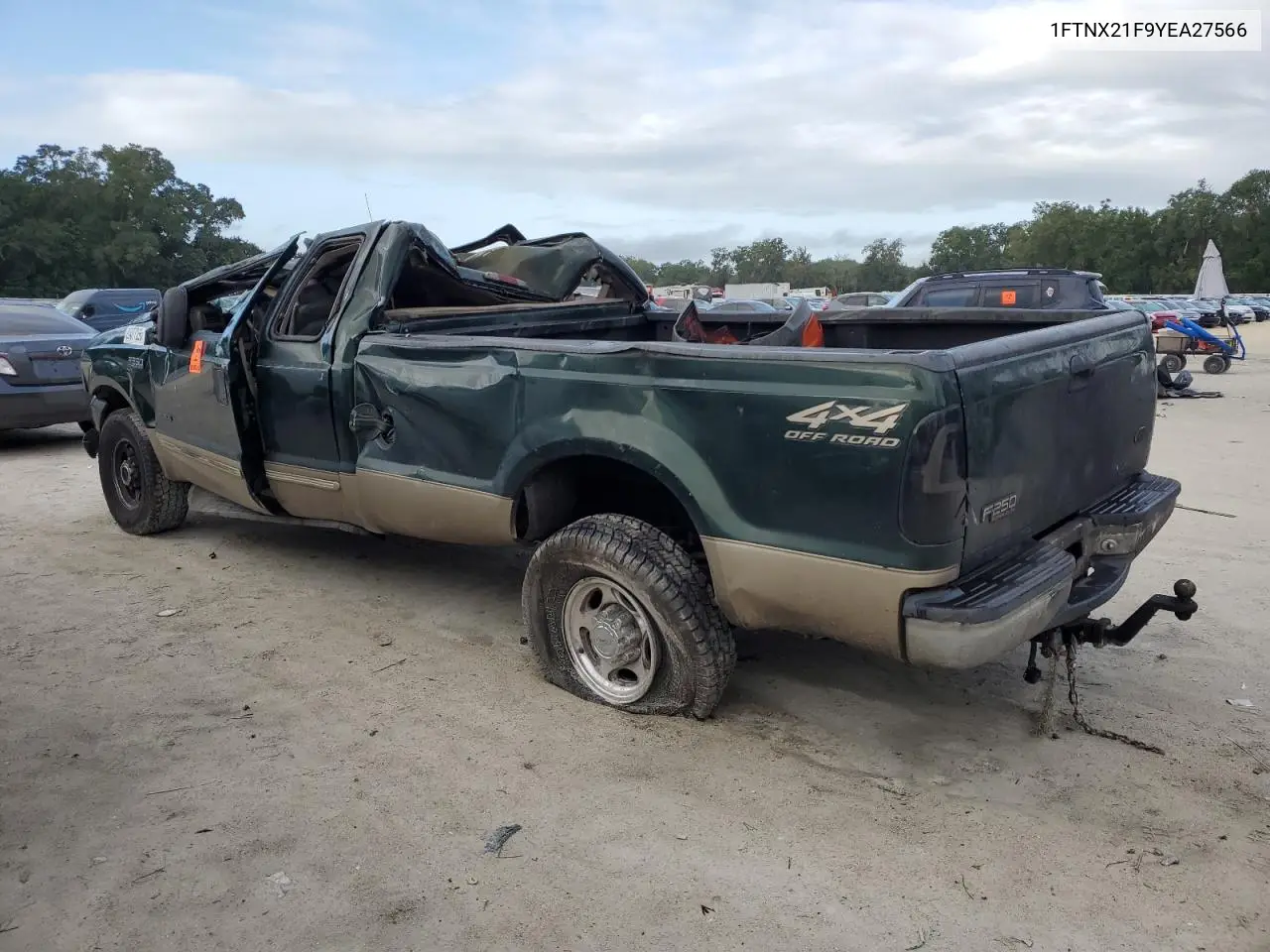 1FTNX21F9YEA27566 2000 Ford F250 Super Duty