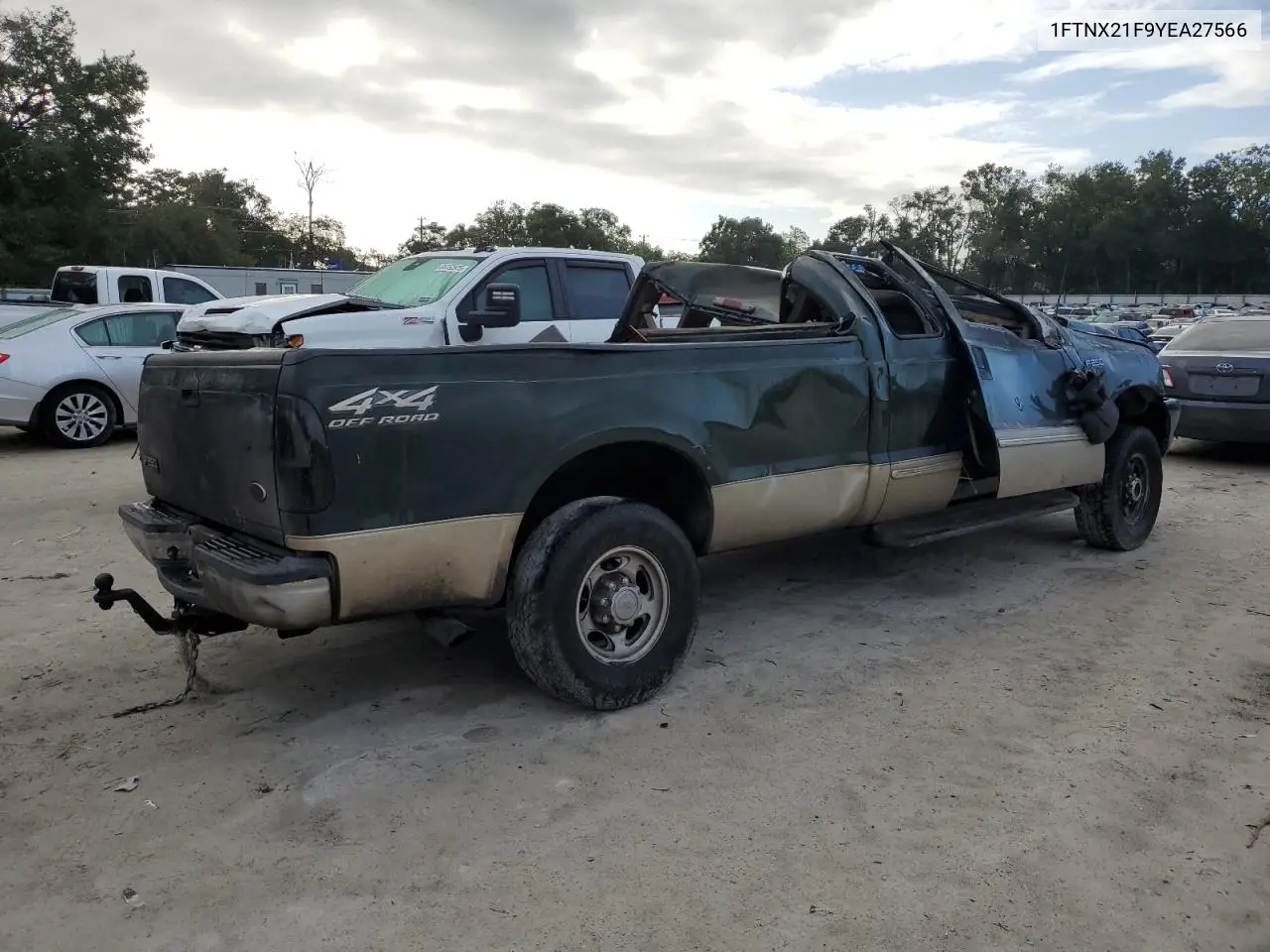 1FTNX21F9YEA27566 2000 Ford F250 Super Duty