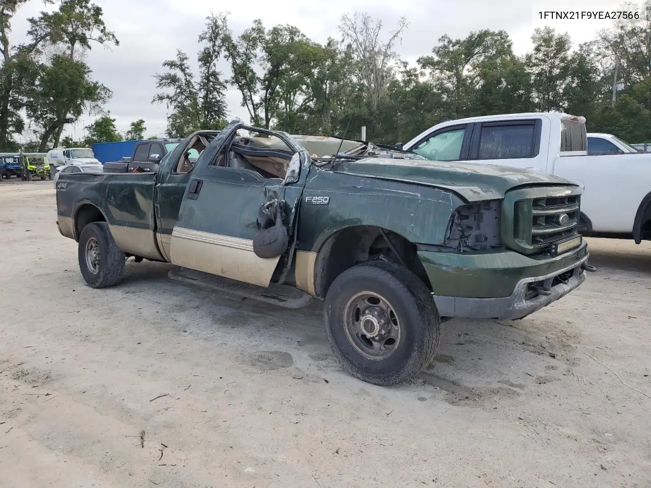 1FTNX21F9YEA27566 2000 Ford F250 Super Duty