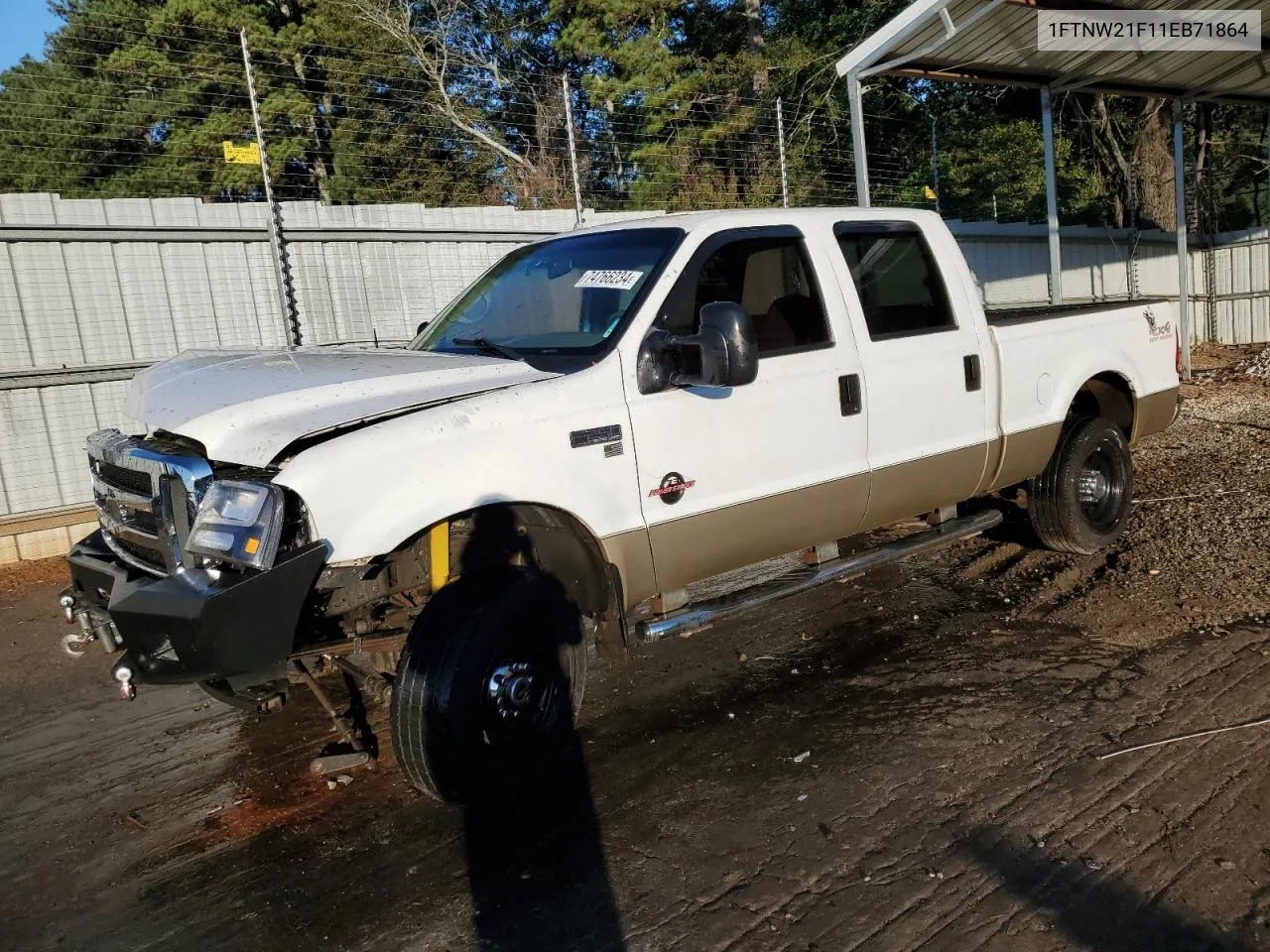 1FTNW21F11EB71864 2001 Ford F250 Super Duty