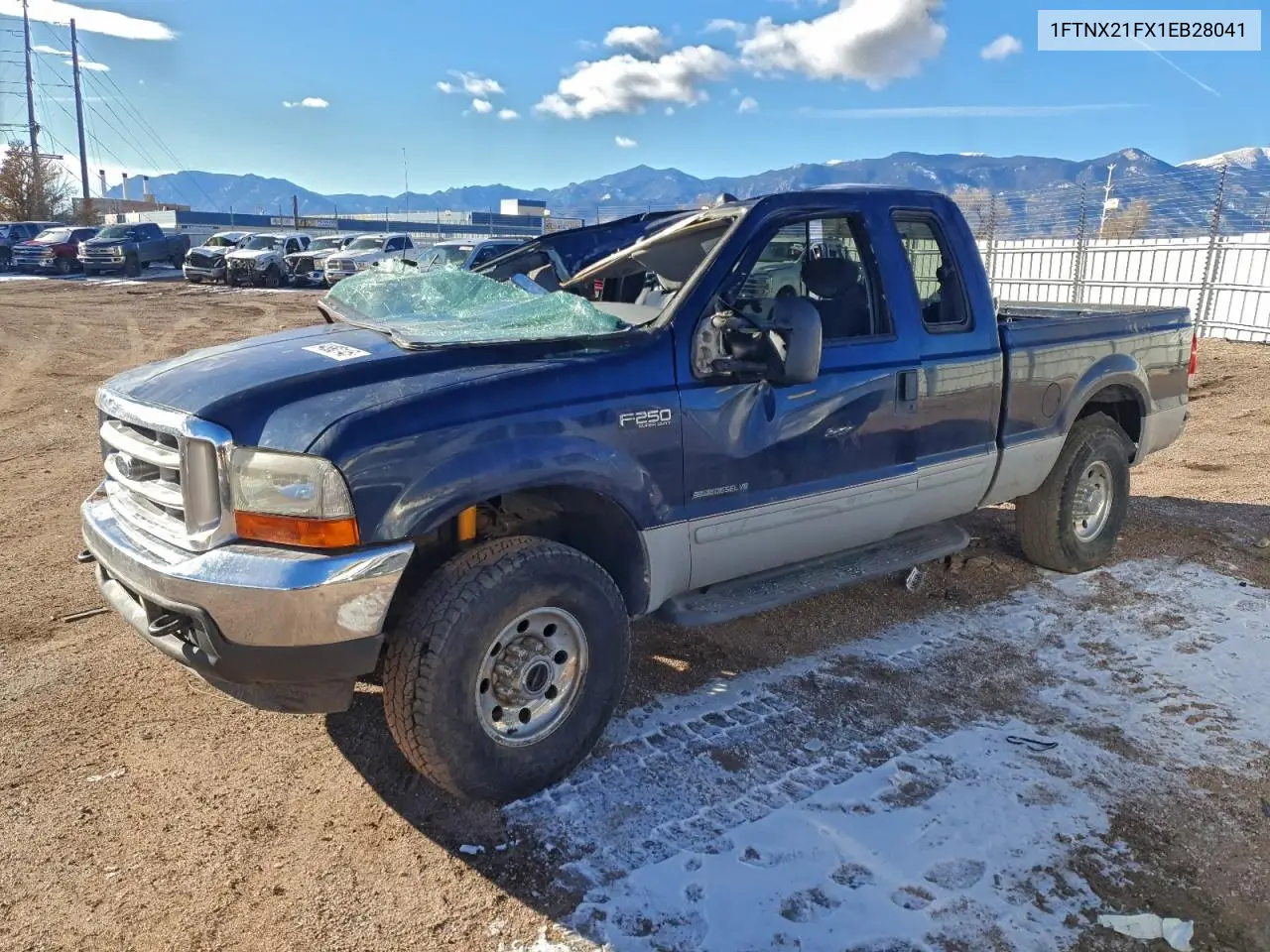1FTNX21FX1EB28041 2001 Ford F250 Super Duty