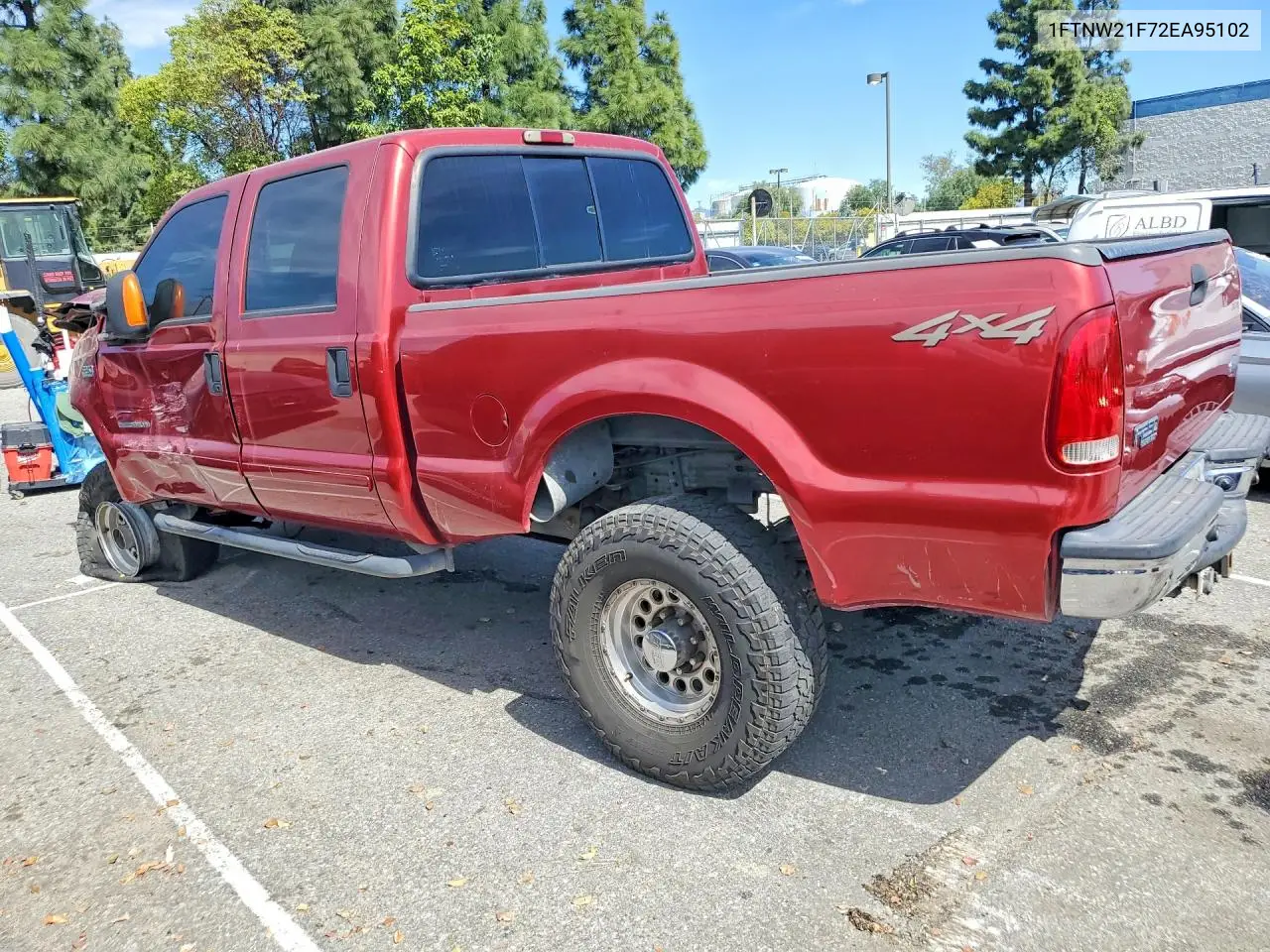 1FTNW21F72EA95102 2002 Ford F250 Super Duty