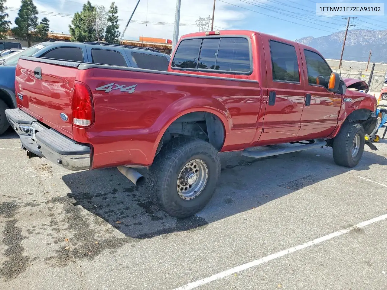 1FTNW21F72EA95102 2002 Ford F250 Super Duty