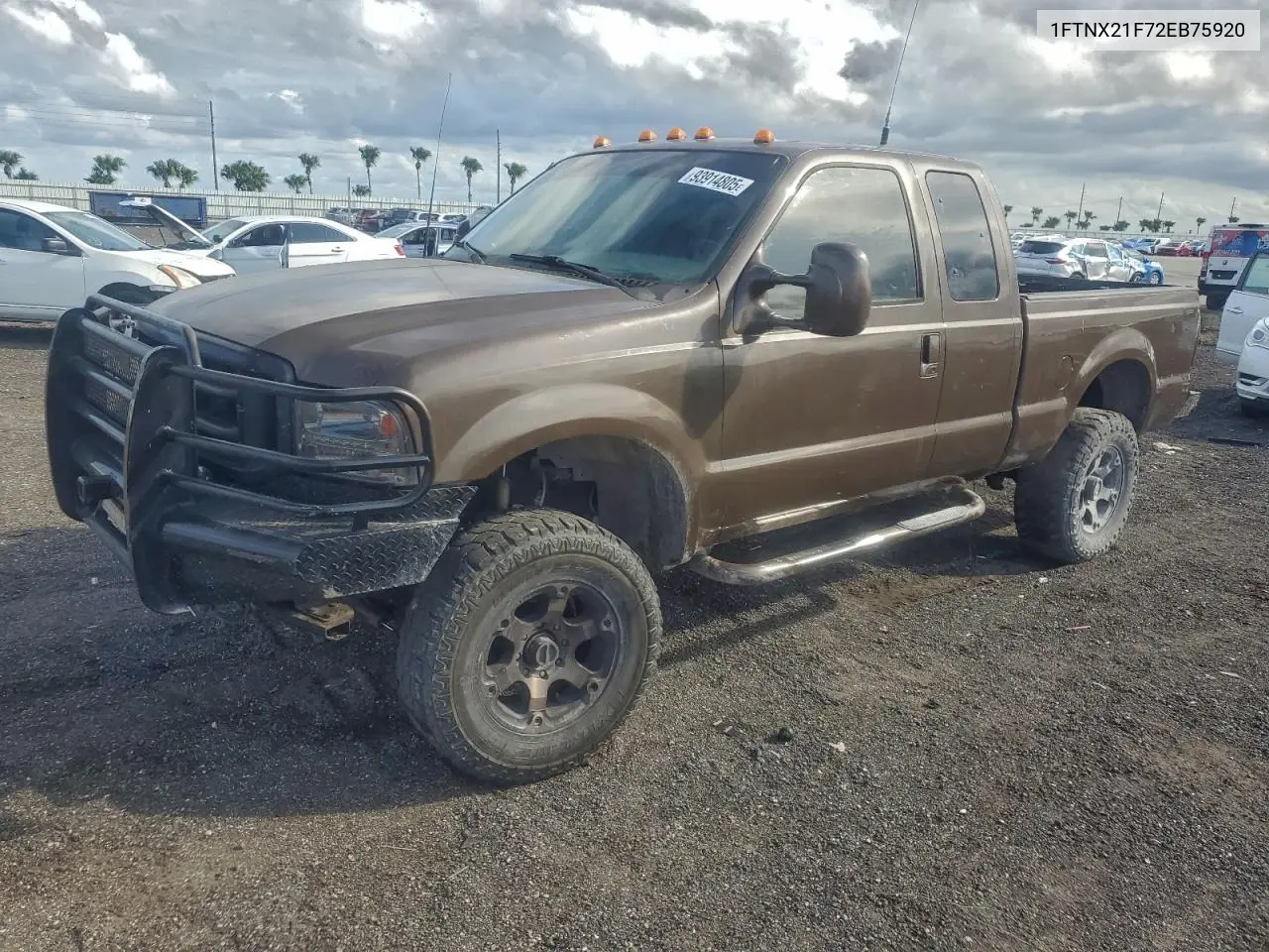 1FTNX21F72EB75920 2002 Ford F250 Super Duty