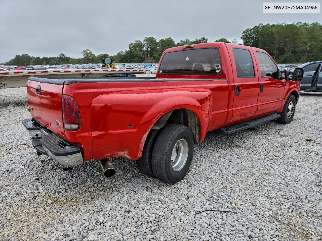3FTNW20F72MA04955 2002 Ford F250 Super Duty