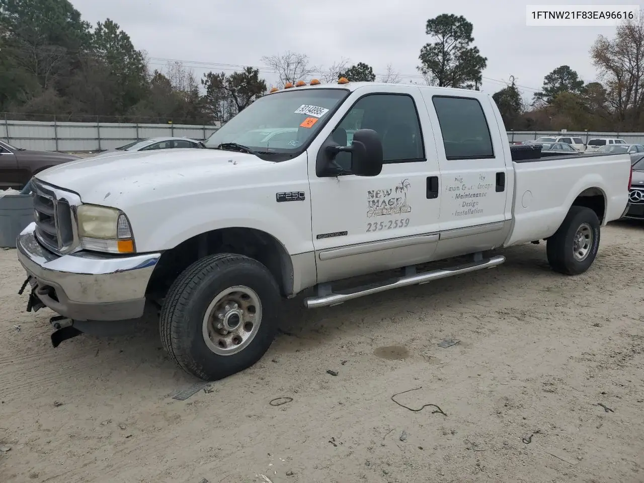 1FTNW21F83EA96616 2003 Ford F250 Super Duty