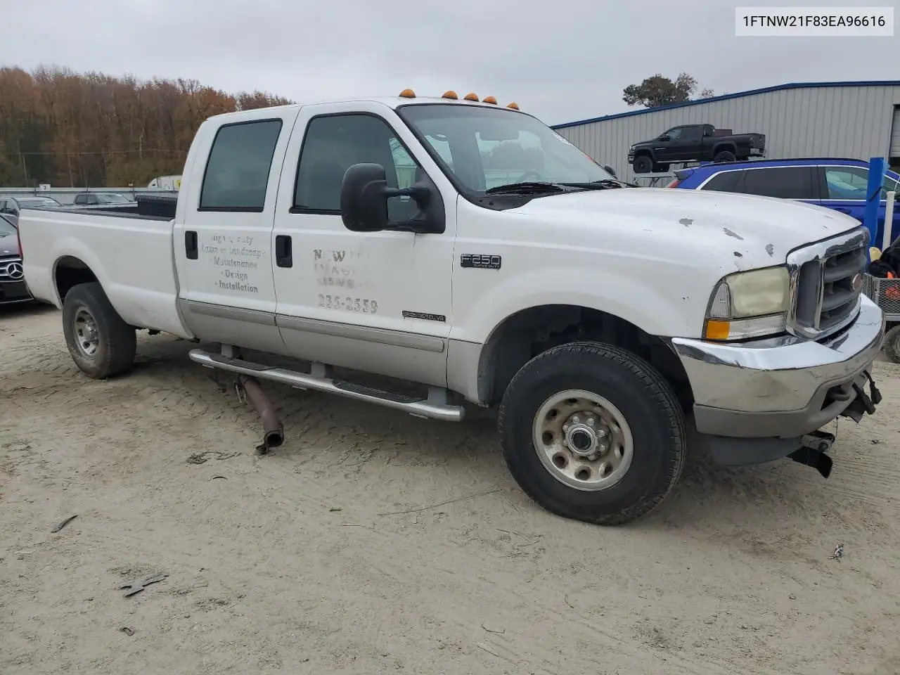1FTNW21F83EA96616 2003 Ford F250 Super Duty