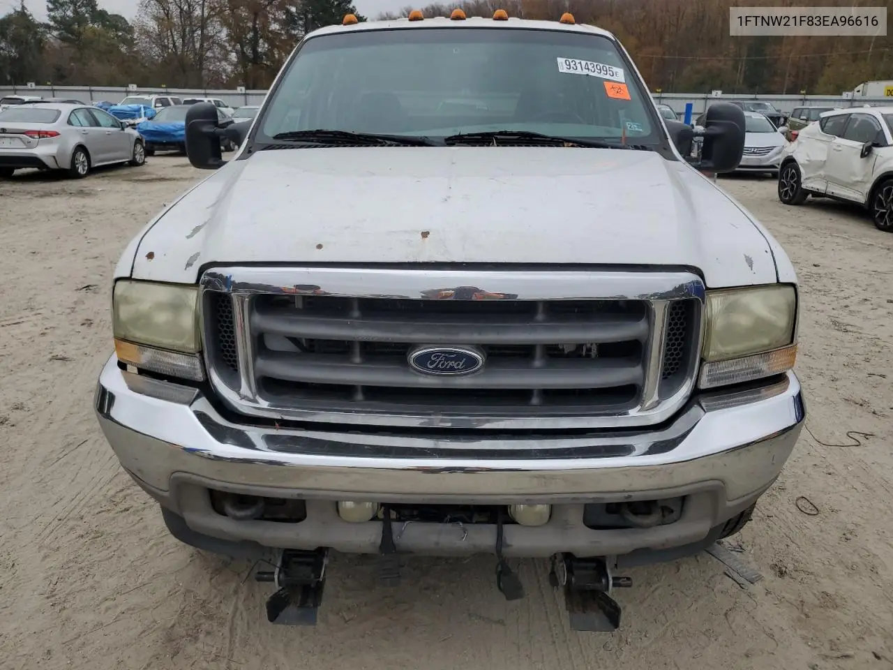 1FTNW21F83EA96616 2003 Ford F250 Super Duty