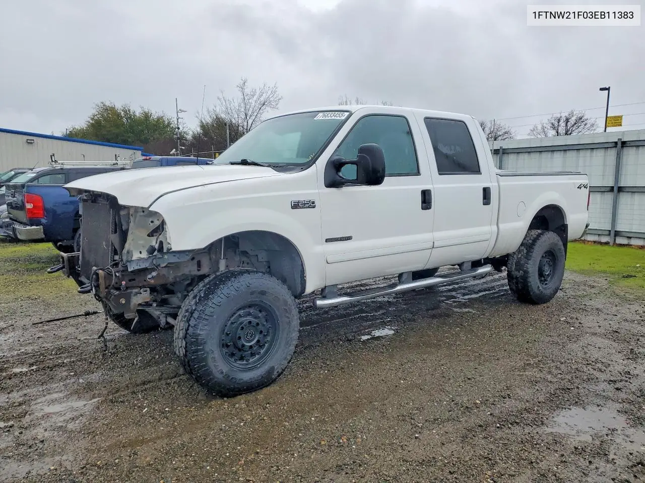 1FTNW21F03EB11383 2003 Ford F250 Super Duty