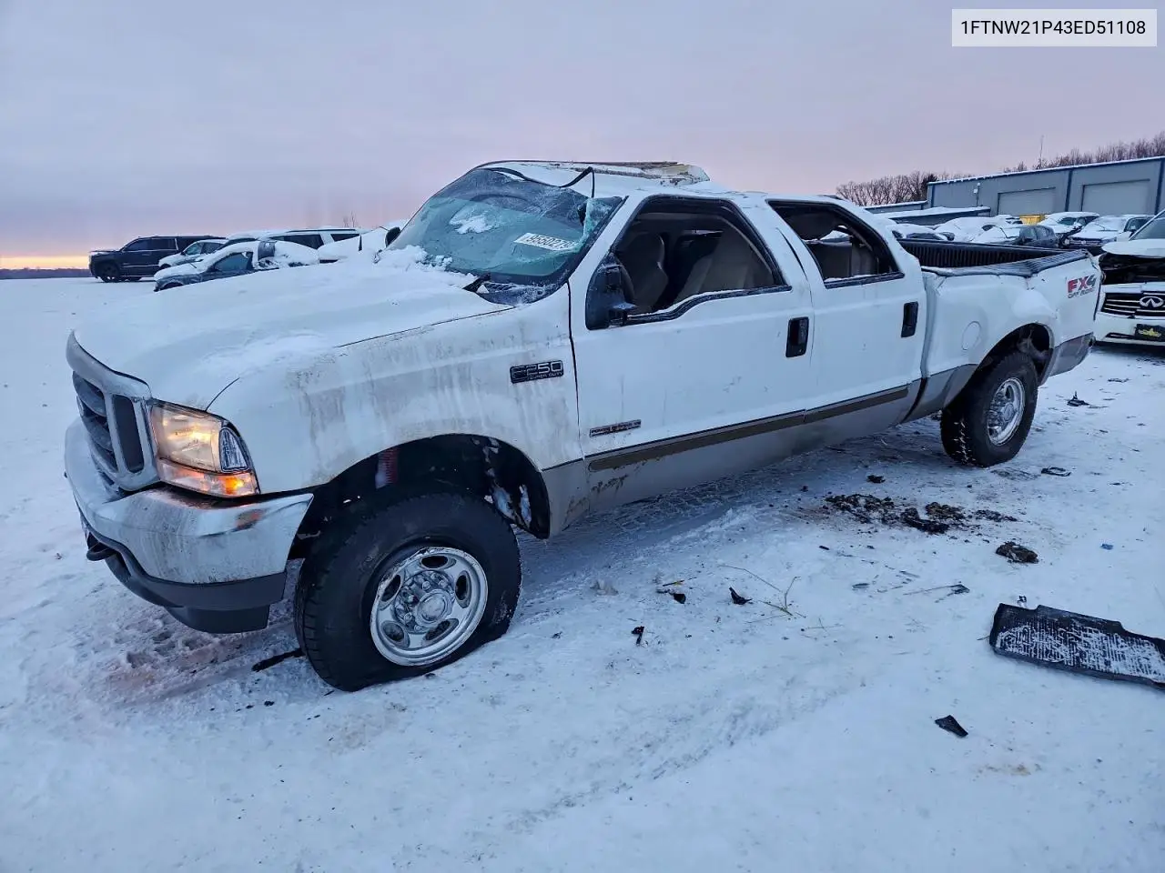 1FTNW21P43ED51108 2003 Ford F250 Super Duty