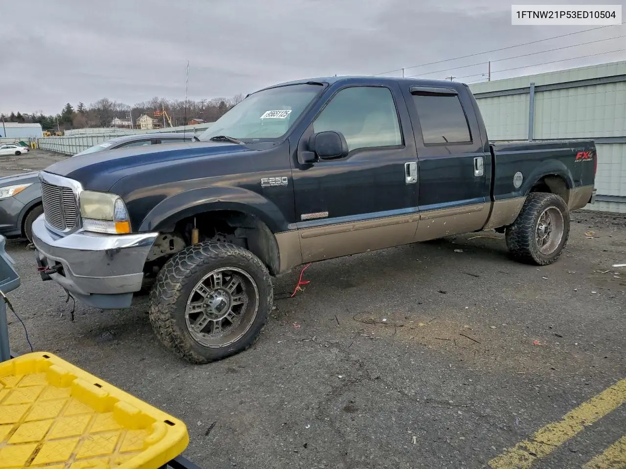 1FTNW21P53ED10504 2003 Ford F250 Super Duty