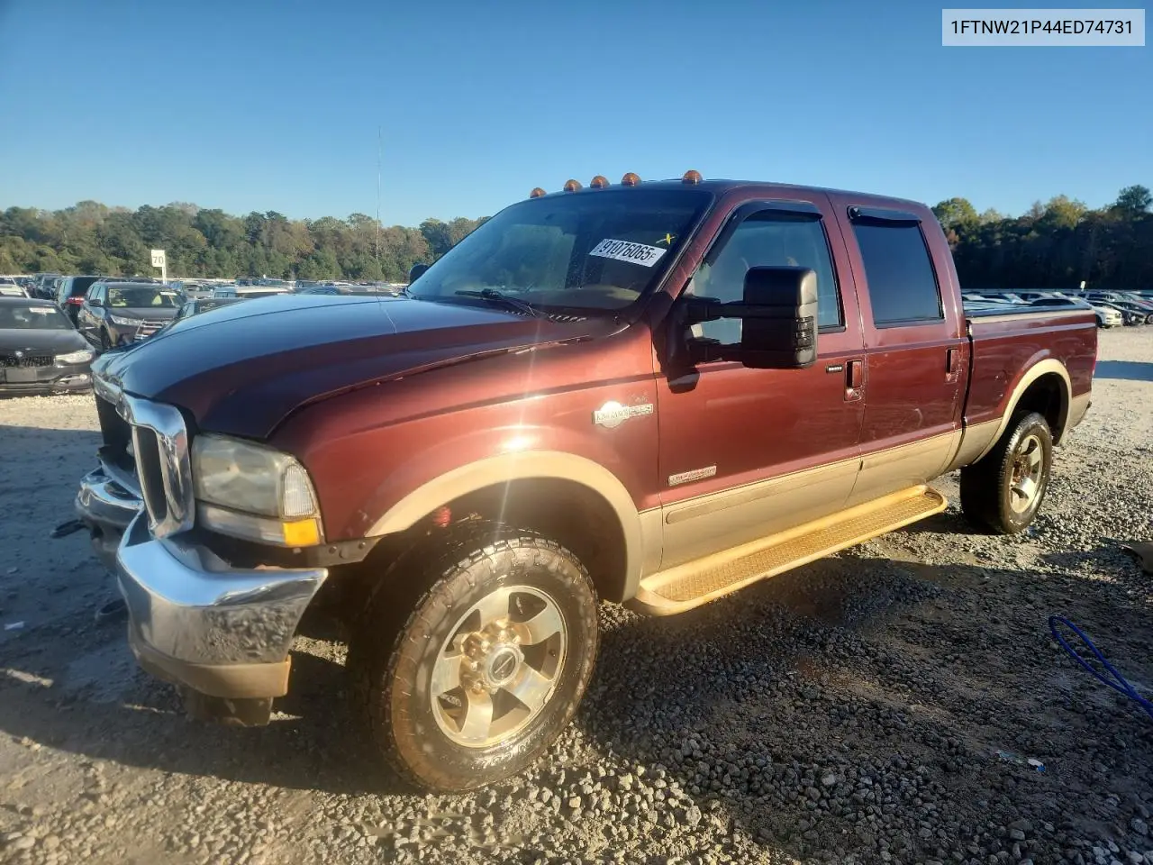 1FTNW21P44ED74731 2004 Ford F250 Super Duty