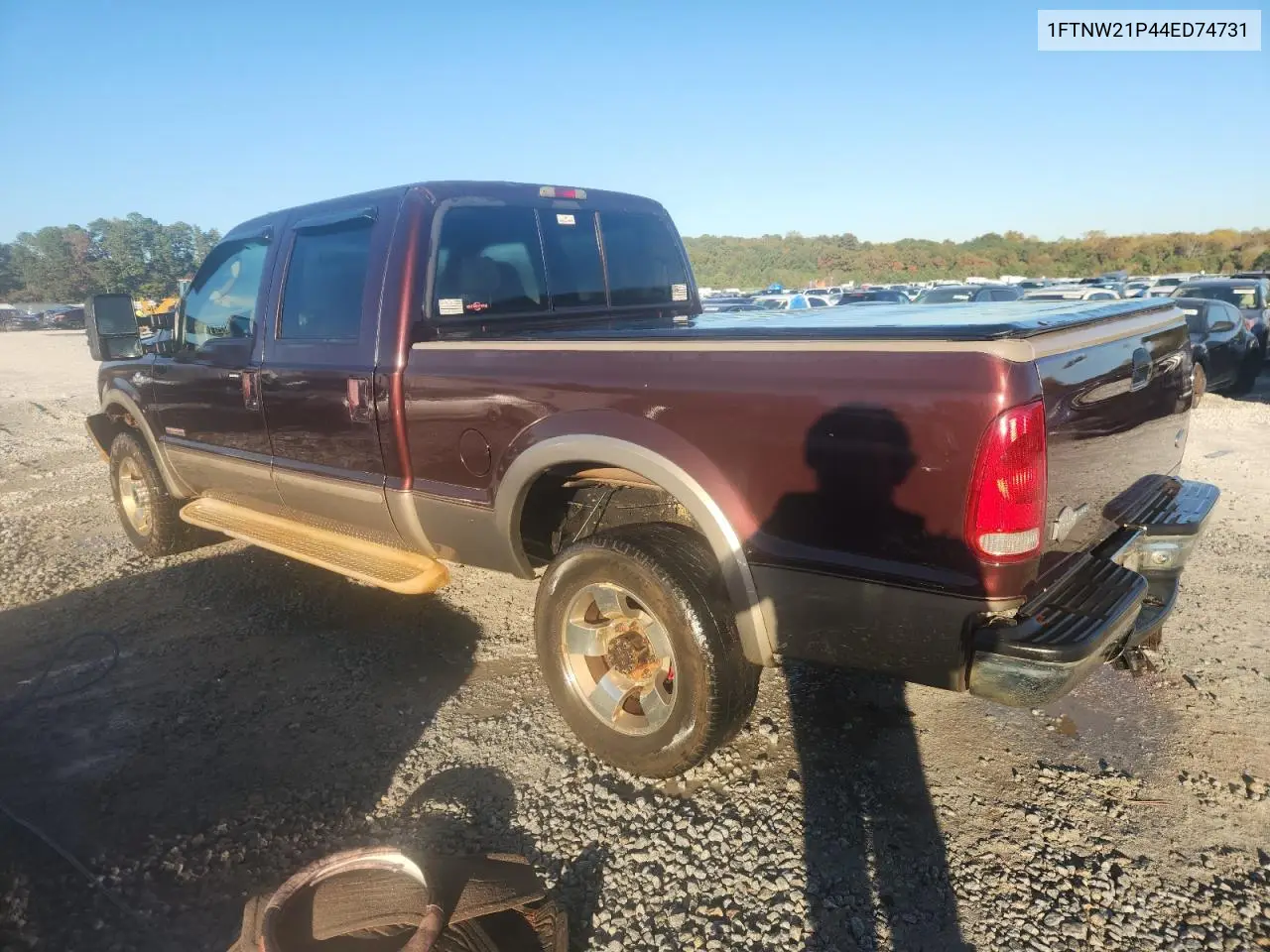1FTNW21P44ED74731 2004 Ford F250 Super Duty