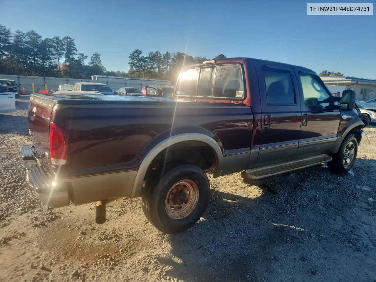 1FTNW21P44ED74731 2004 Ford F250 Super Duty