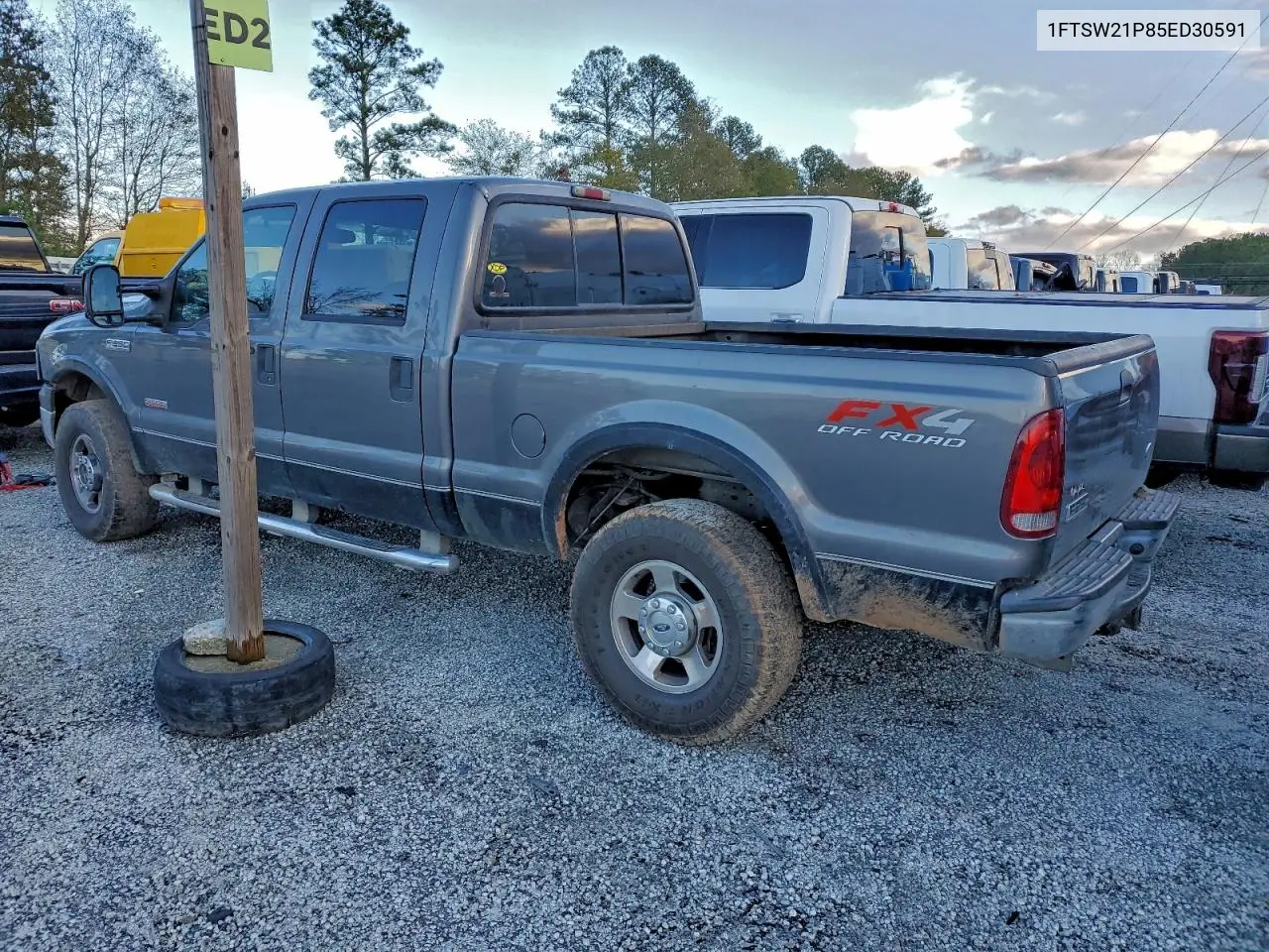 1FTSW21P85ED30591 2005 Ford F250 Super Duty
