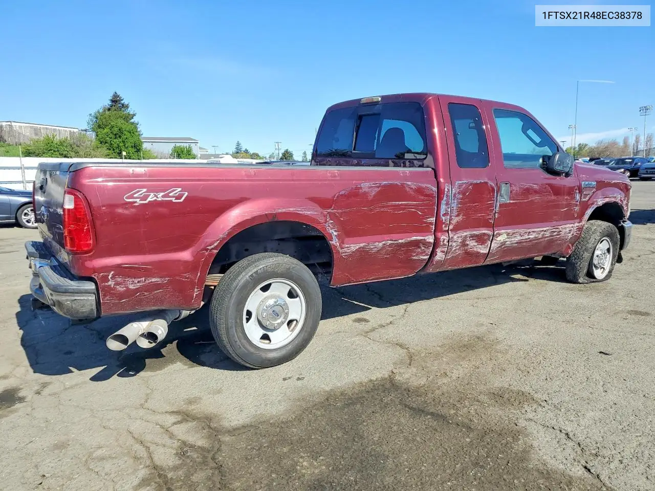 1FTSX21R48EC38378 2008 Ford F250 Super Duty