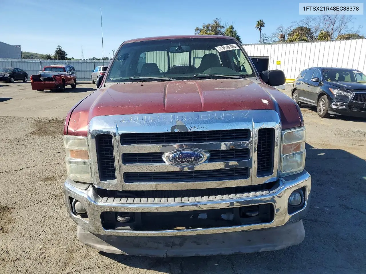 1FTSX21R48EC38378 2008 Ford F250 Super Duty