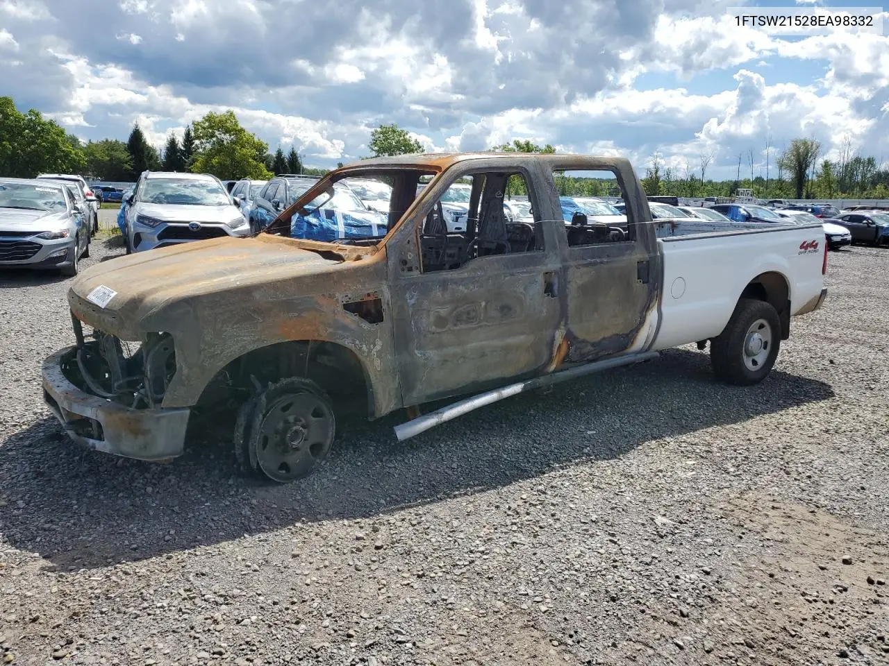 1FTSW21528EA98332 2008 Ford F250 Super Duty