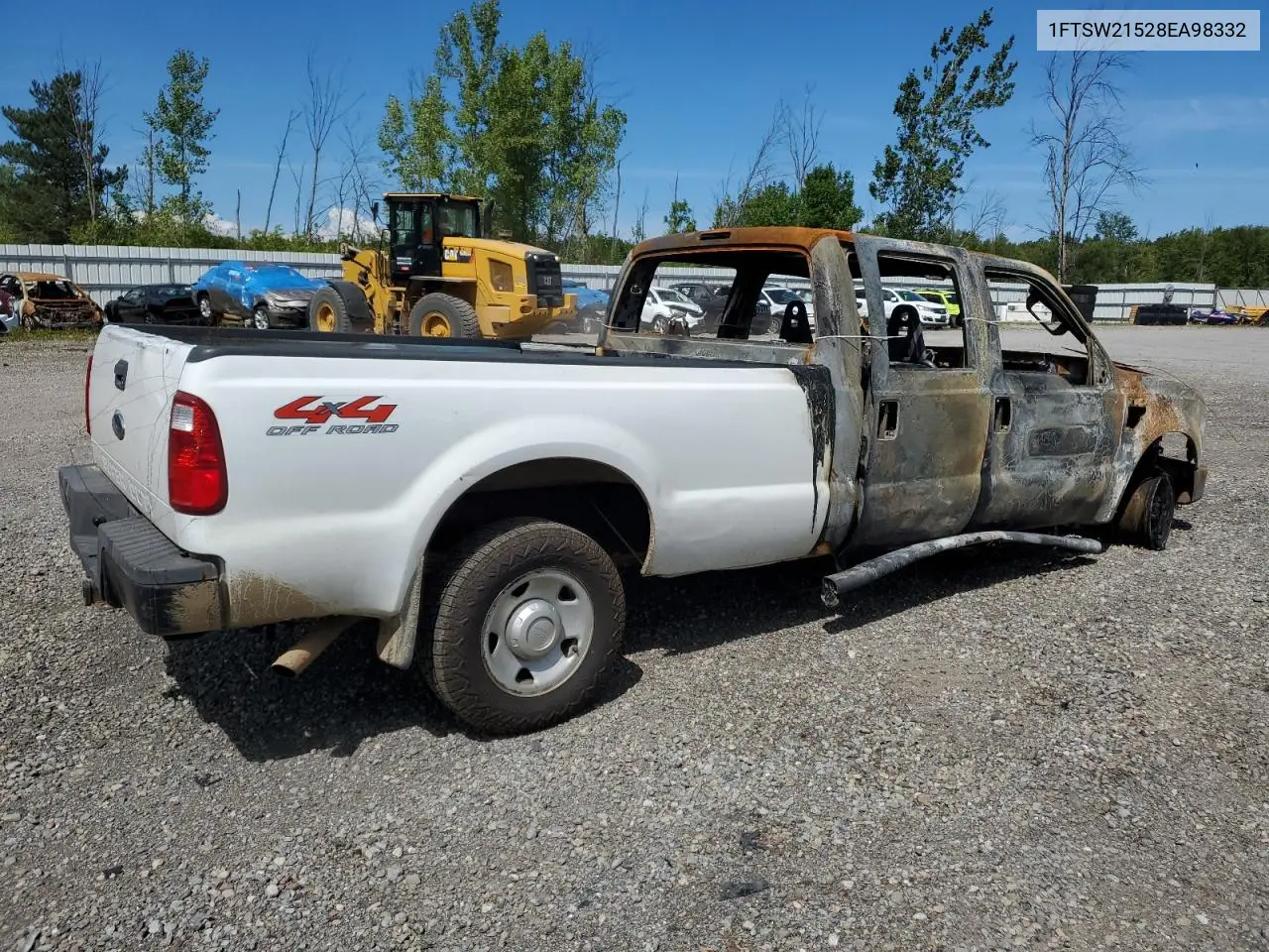 1FTSW21528EA98332 2008 Ford F250 Super Duty