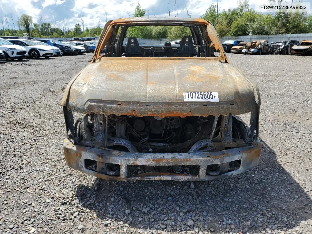 1FTSW21528EA98332 2008 Ford F250 Super Duty