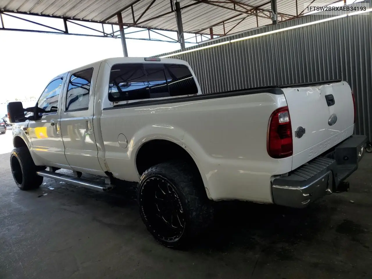 1FTSW2BRXAEB34193 2010 Ford F250 Super Duty 4Wd T-Dsl Crew Cab 6.4
