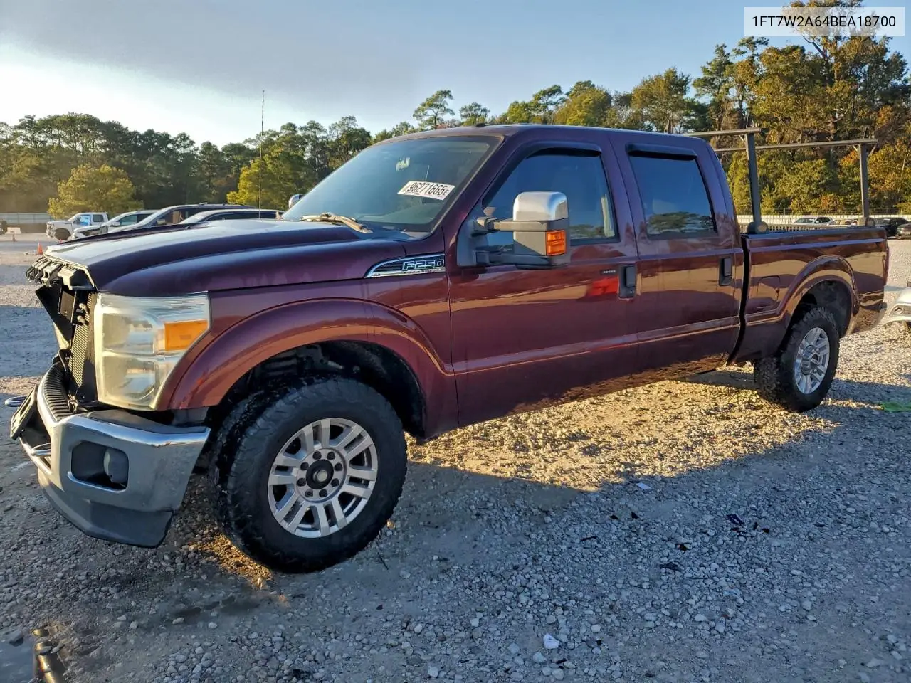 1FT7W2A64BEA18700 2011 Ford F250 Super Duty
