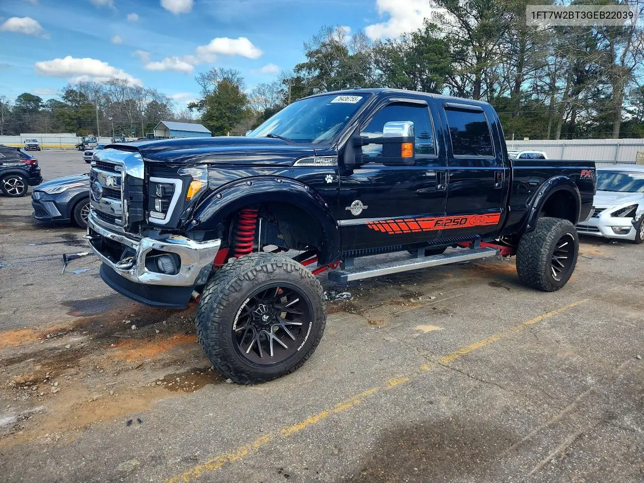 1FT7W2BT3GEB22039 2016 Ford F250 Super Duty
