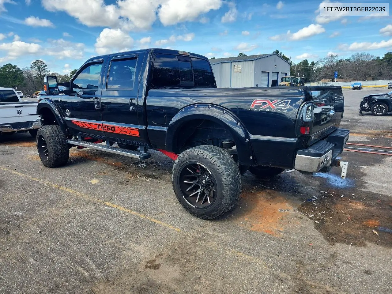 1FT7W2BT3GEB22039 2016 Ford F250 Super Duty
