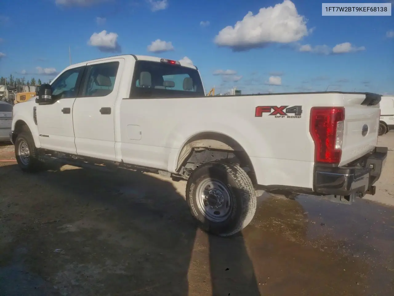 1FT7W2BT9KEF68138 2019 Ford F250 Super Duty