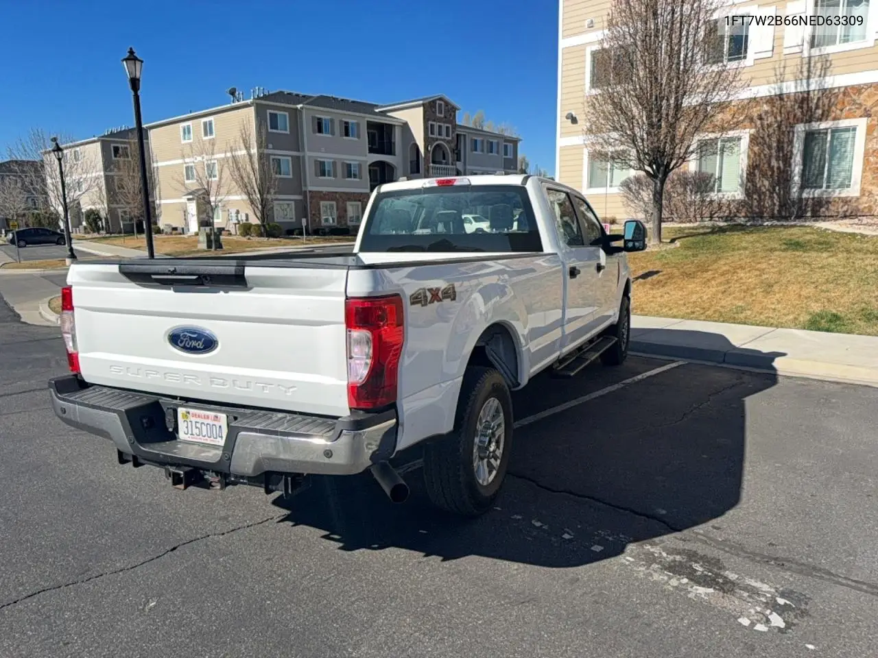 1FT7W2B66NED63309 2022 Ford F250 Super Duty