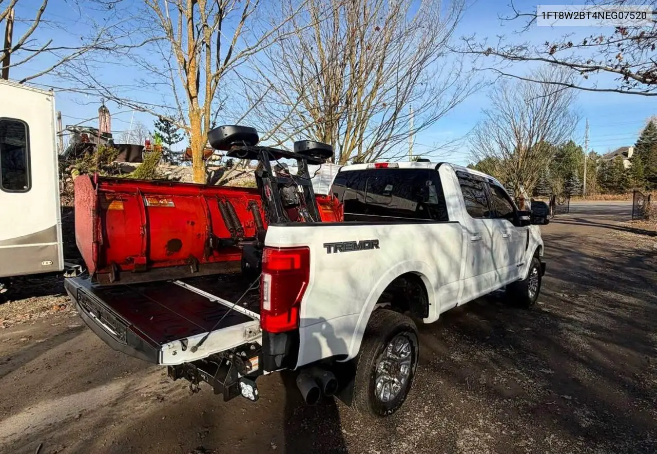 1FT8W2BT4NEG07520 2022 Ford F250 Super Duty