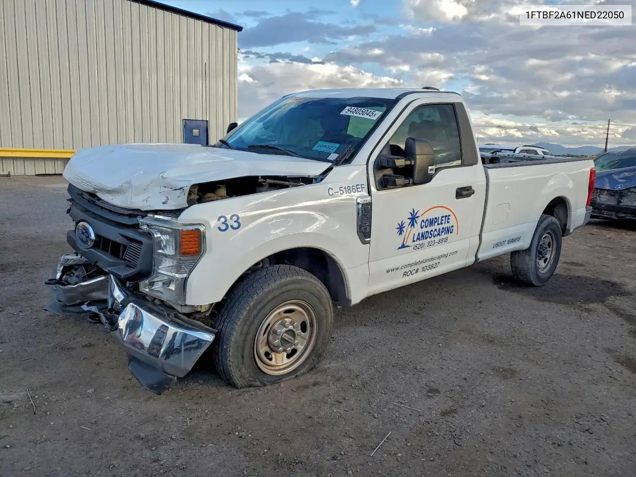 1FTBF2A61NED22050 2022 Ford F250 Super Duty